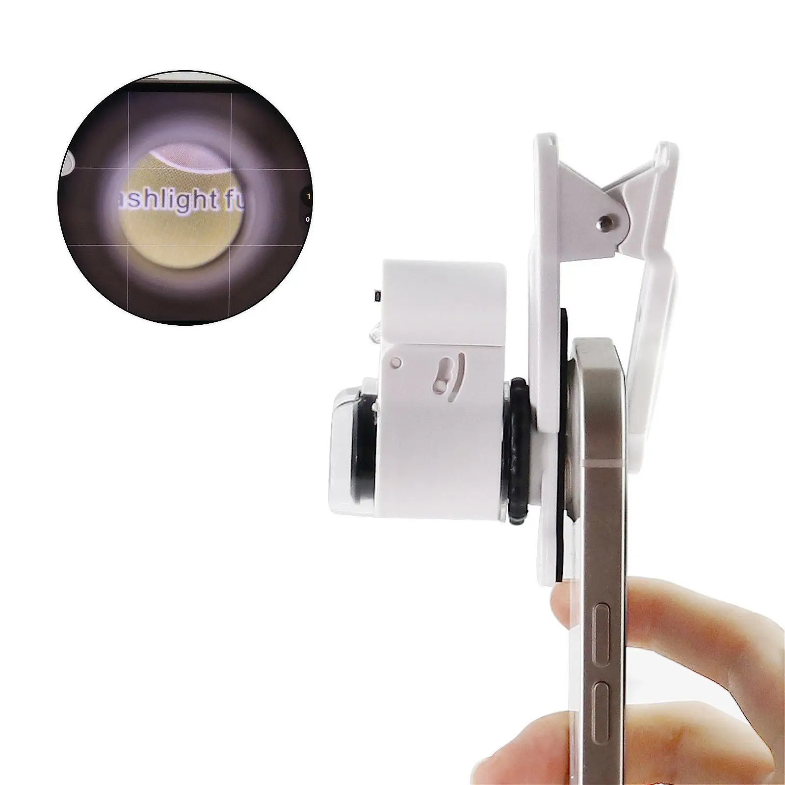 กล้องจุลทรรศน์แบบหนีบโทรศัพท์มือถือ 45 เท่า สำหรับเด็ก น้ำหนักเบา