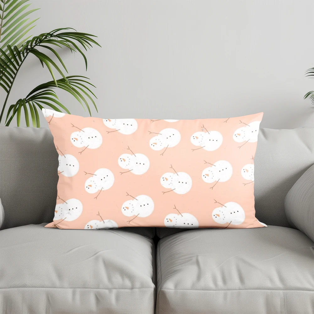 ديكور المنزل عيد الميلاد الرنة نمط وسادة مناسبة ل أريكة غرفة نوم سيارة وسادة غطاء وسادة مستطيلة الظهر وسادة