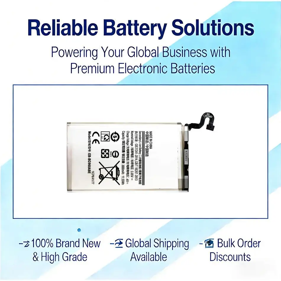 Mobile Phone Battery EB-BG960ABE 3000mAh For Samsung Galaxy S9 G9600 SM-G960F SM-G960 G960F G960