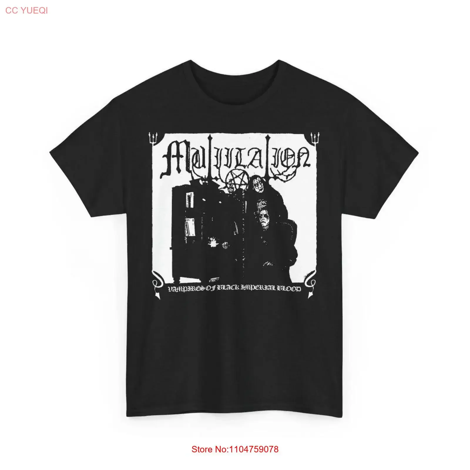 MUTIILATION VAMPIRES of black imperial blood vintage design T Shirt vintage Washed Slightly Unisex Stylish Soft Casual