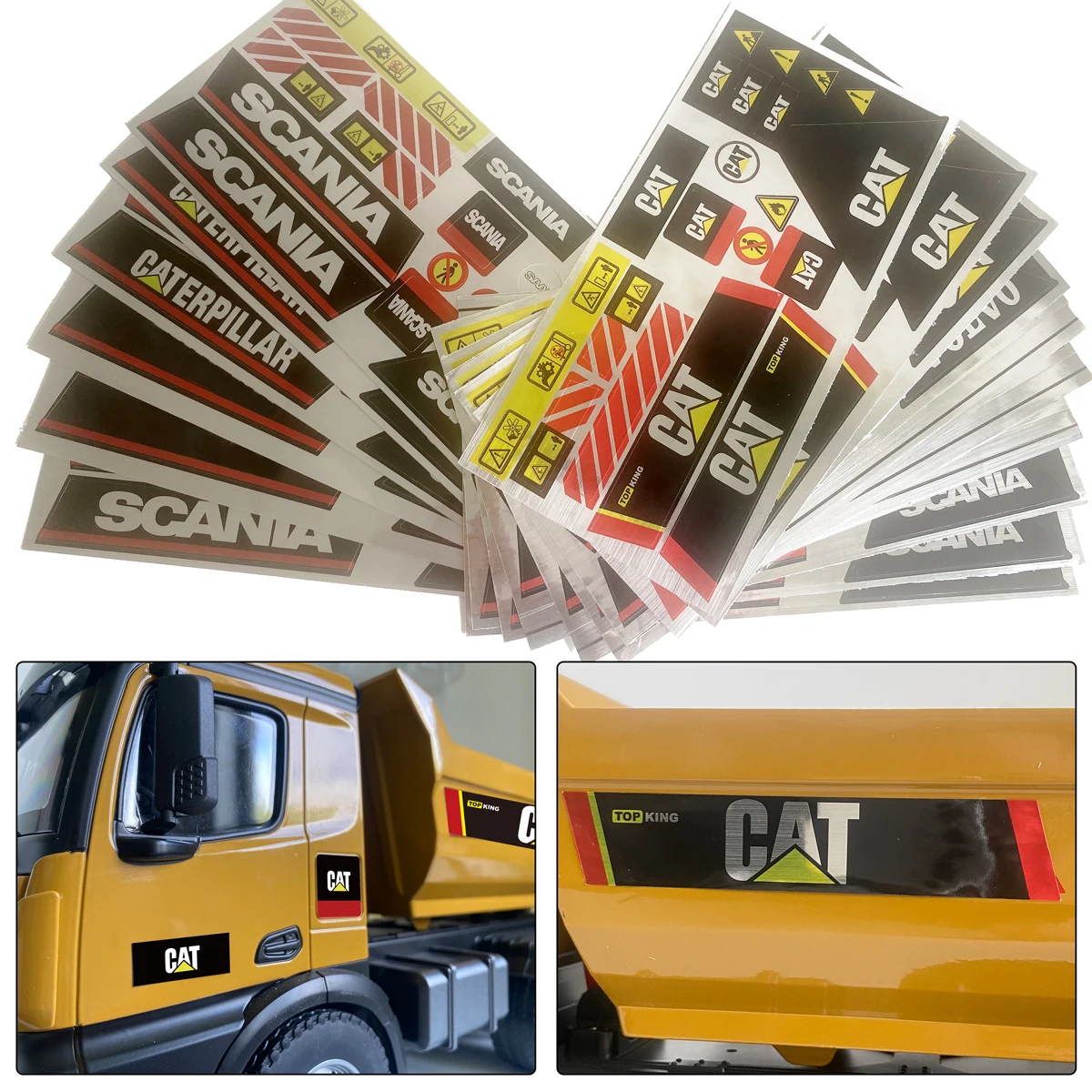 

High Quality DIY Stickers For Huina 1582/1573/1580/1583/1592/1593/1594/Kabolite/XDRC Models