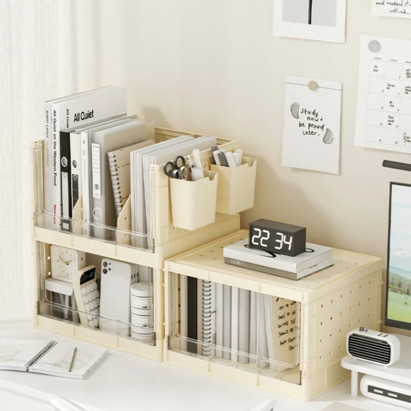 

Складная стойка для хранения канцелярских принадлежностей, органайзер для книг, школьные и офисные аксессуары, многофункциональный органайзер-держатель для карандашей