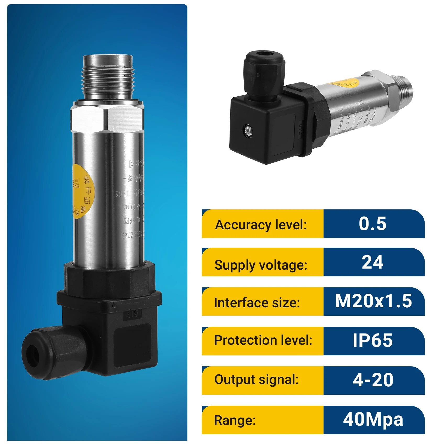 

SMP4009HK Pressure Transmitter Sensor Applied To Flat Film Anti Blocking In The Food Hygiene Industry