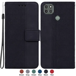For Motorola Moto G9 Power 6.8 inch Capa for Motorola Moto G 9 Power Case Fashion Magnetic Geometric Textile Wallet Book Cover
