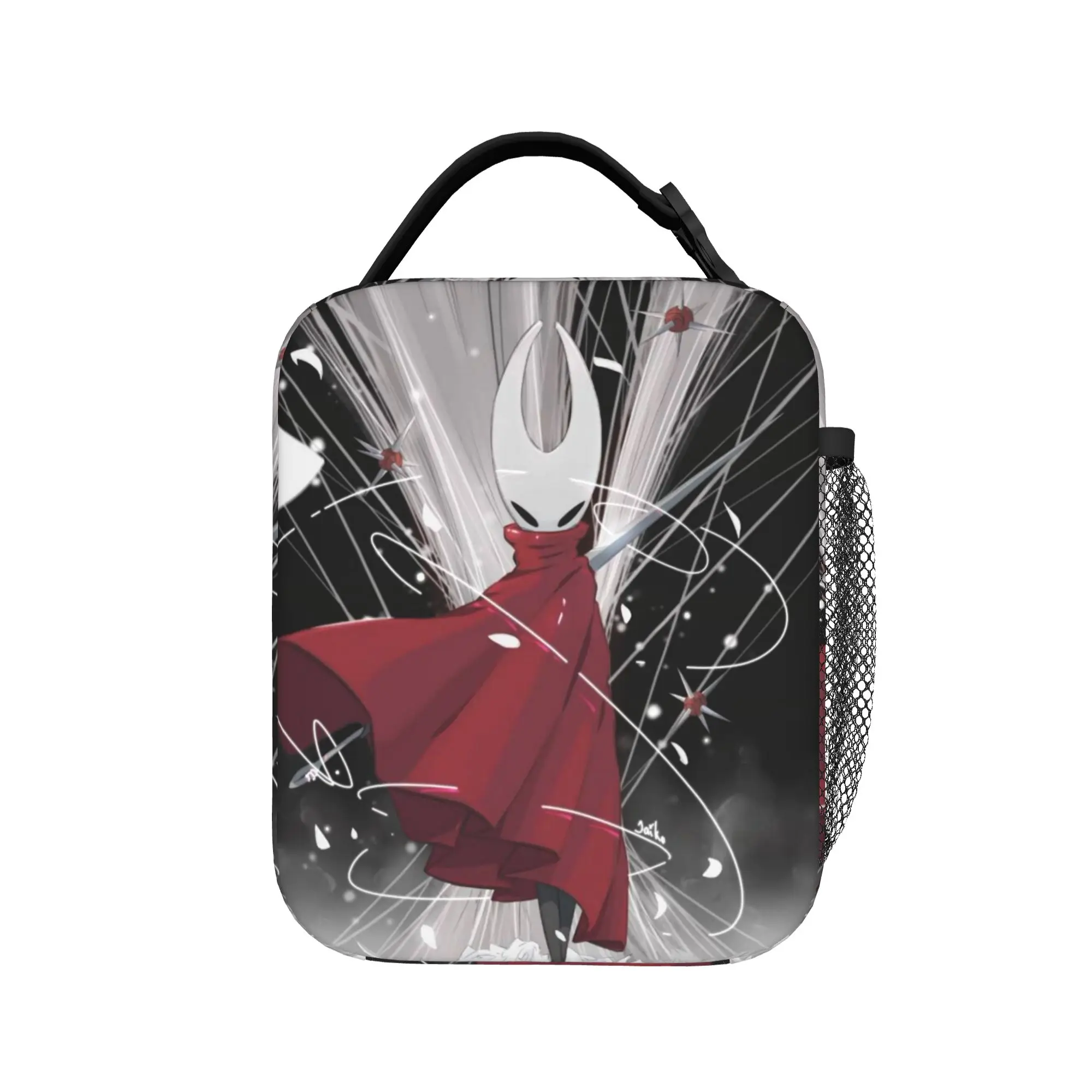 Hollow Knight Silksong Insulated Lunch Bags for Men Women  Storage Food Box Reusable Cooler Thermal Lunch Box For School Office
