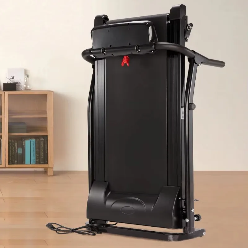 Household electric treadmill LED screen 48-50 cm wide, unisex, foldable, can play music, no installation required, easy to store