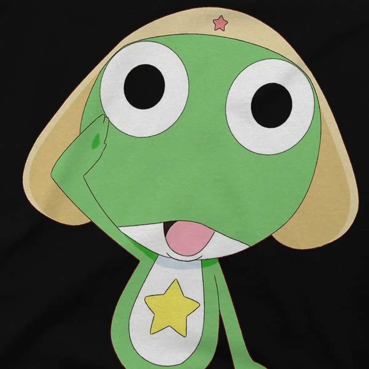 Maglietta da uomo per segnalazione maglietta Sgt Frog Keroro Gunso Cartoon Anime vestiti in puro cotone fantastica maglietta con stampa a maniche