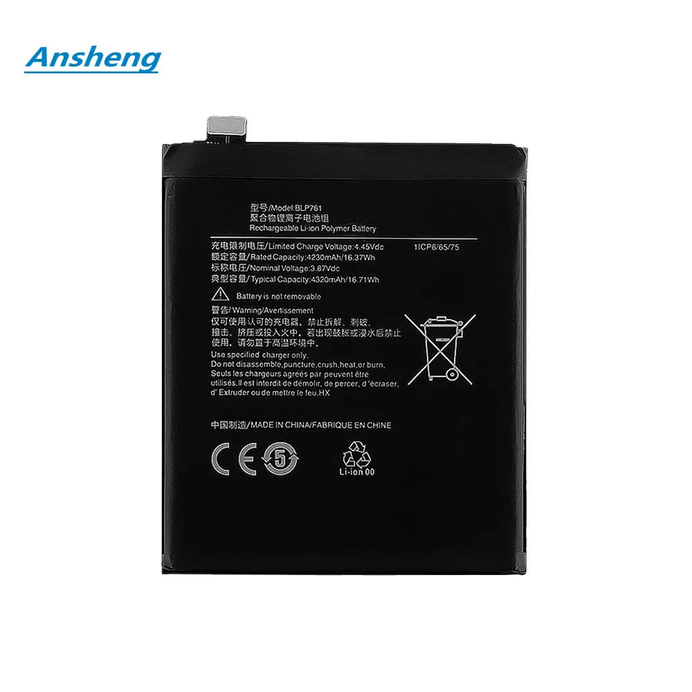 

Original 3.87V 4320mAh BLP761 Battery For OnePlus 8 One Plus 8 Cellphone