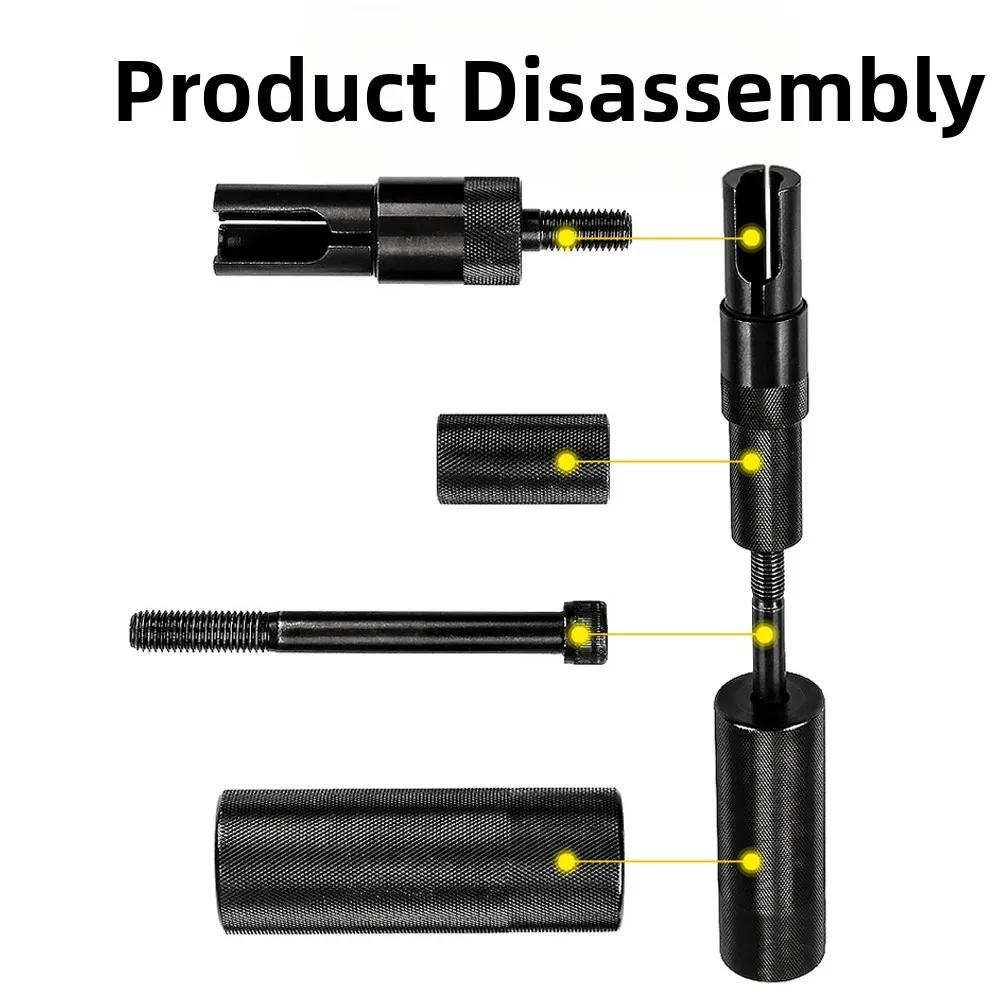 Extractor de inyector de combustible de motor duradero: herramienta fácil y confiable para profesionales, kit de herramientas extractoras de inyector de gasolina, herramienta manual para quitar
