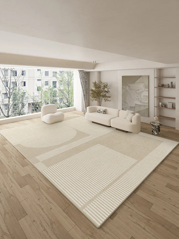 Luxurious High-end Modern Style Large-area Living Room Carpet Wabi-sabi Style Coffee Table Rug Nordic Sofa Home Bedside Carpets