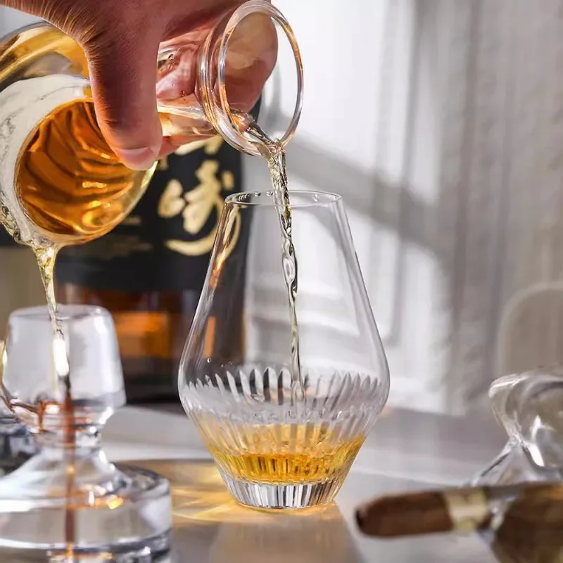 artificially blown crystal glass whisky cup tasting cup whisky pure drinking cup