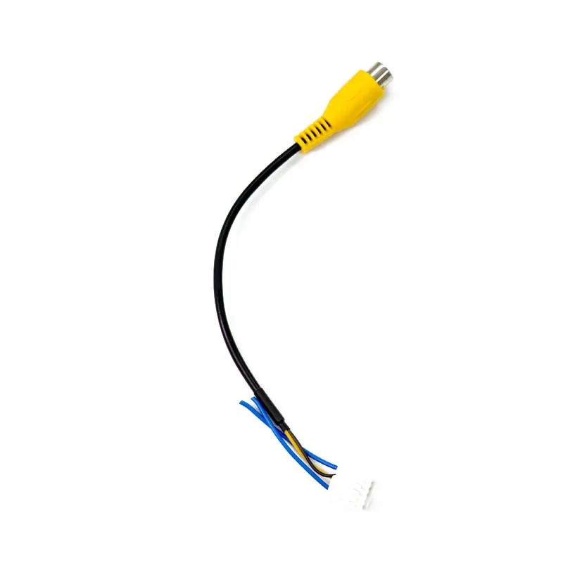 Universal 10 Pin Car Rear View Backups Camera Video Cable Wiring Connector Adapter For Android Radio DVD Player Multimedia