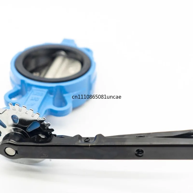 Wafer Manual Butterfly Valve D71X-16Q Ductile Iron Soft Seal DN100