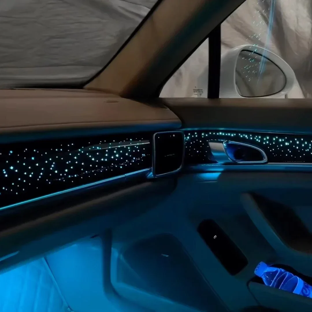 

Модель окружающего освещения Rainbow Symphony Dynamic Piano Black Star для Porsche Panamera (2010-2016)