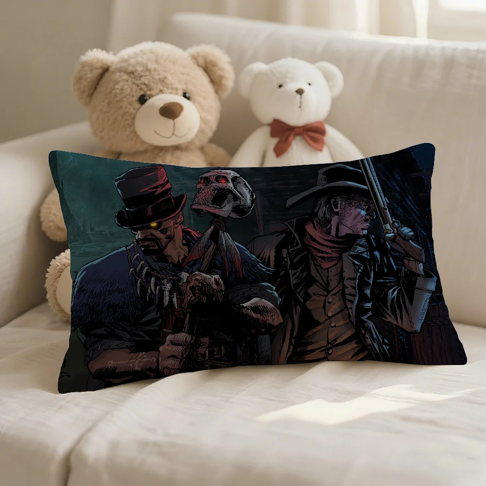 غطاء وسادة من Game Blood West مناسب لغرفة المعيشة وغرفة النوم والأريكة ووسادة تزيين المنزل #1