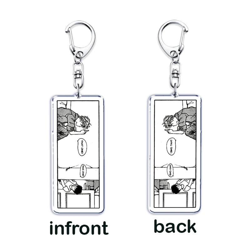 Popular Anime Banana Keychains for Accessories Jewelry BL Ash Lynx Eiji Okumura Yellow Keyrings Fans Friends Gifts view 5