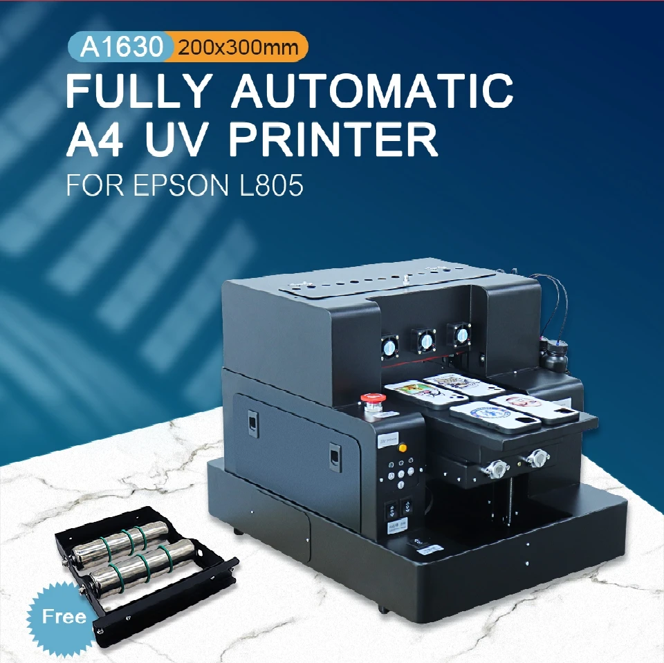 

A4 UV Printer For EPSON XP600 & L805 UV Printer UV Printing Machine for Bottles/Paper/Phone Case/PVC Printing AB Film Transfer