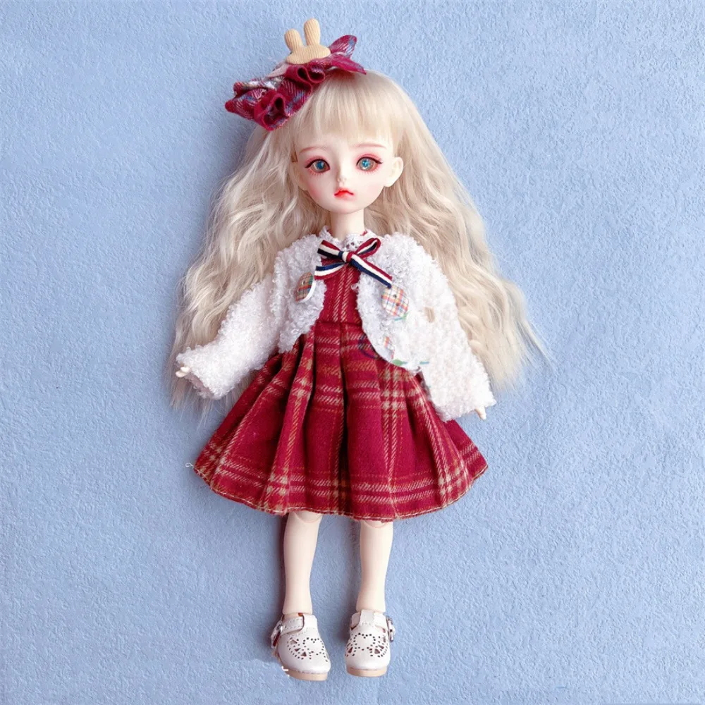 New Dress Jk Uniform Clothes for 30 cm 1/6 Bjd Doll DIY Dress Up Clothing Dolls Skirt Fashion Casual Suit Socks Toy Accessories