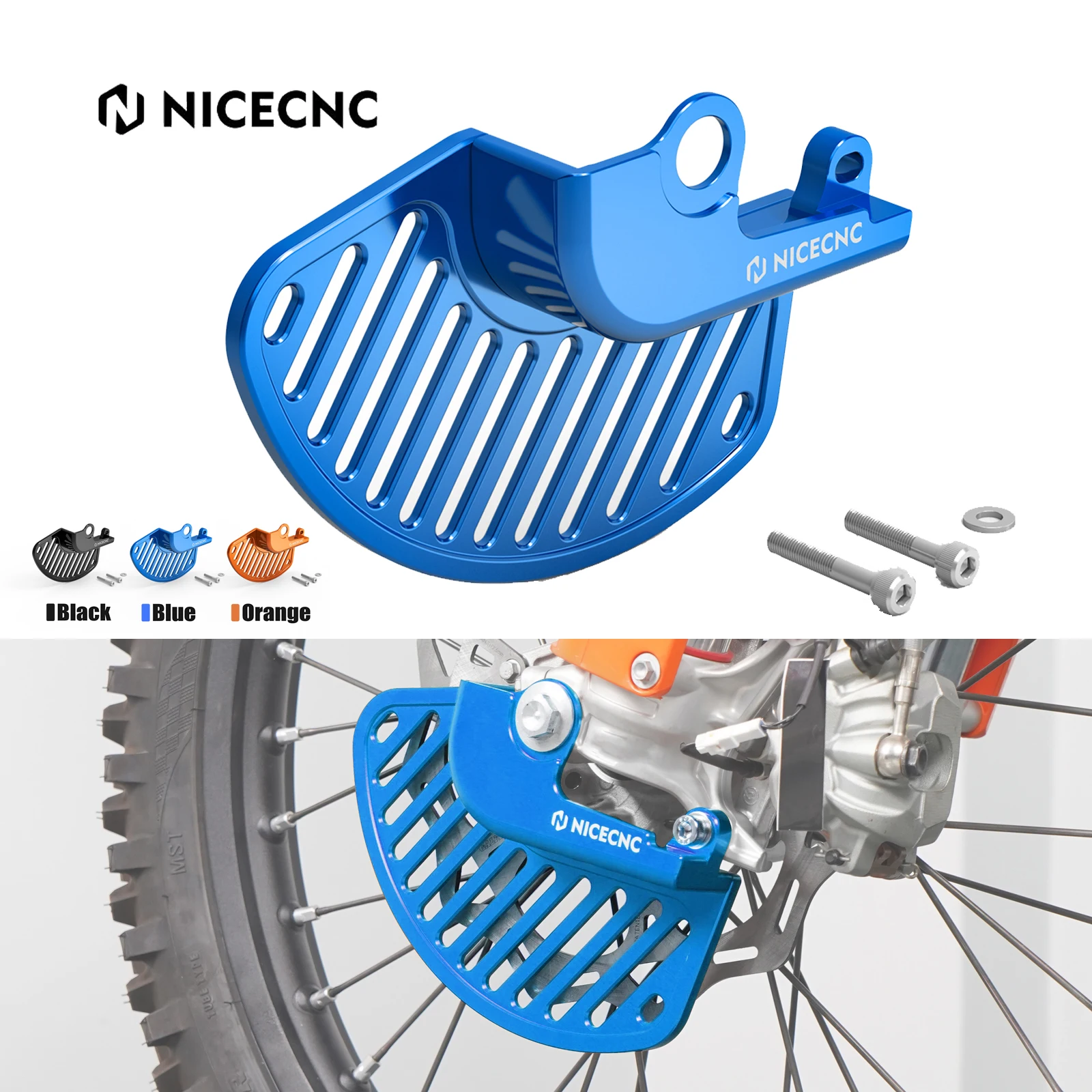 NICECNC For Sherco SE SEF 250 300 Factory 2020-2025 SE250R SE300R 2014-2022 SE-F SCF 250 300 Front Brake Disc Guard Protector