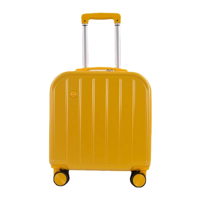 New 18'' Boarding Cabin Suitcase Student ABS Luggage Lightweight Password Lock Luggage Sets Trolley Case Travel Bag with Wheels