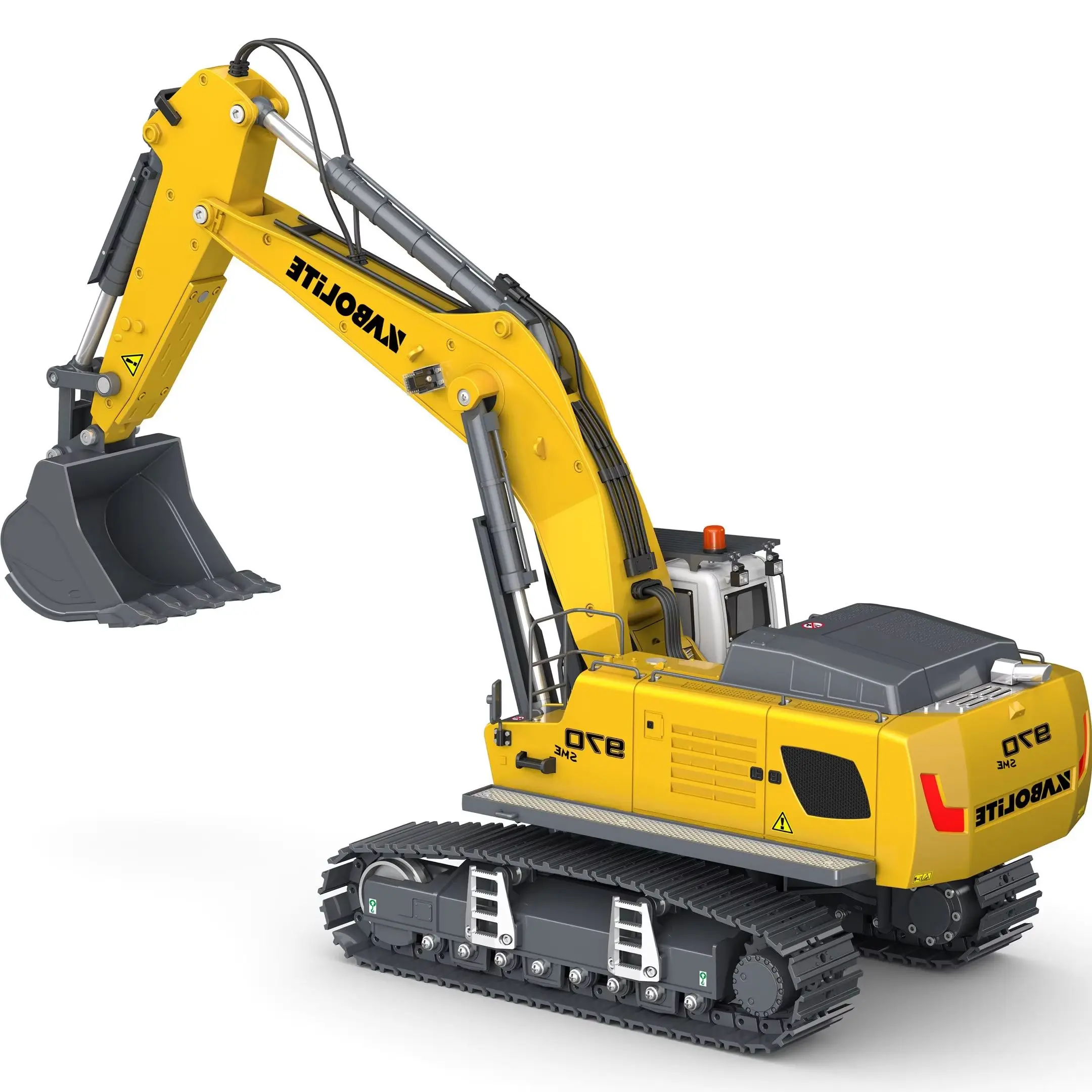 Novo com som luz grupo escavadeira parafuso versão de elevação cilindro elétrico de controle remoto k5901 rtr 1/18 rc escavadeira brinquedo