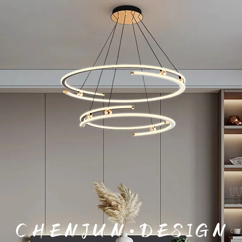 Lampe LED Suspendue au Design Moderne, Luminaire Décoratif d'Nik, Idéal pour un Salon, une Salle à Manger, une Chambre à Coucher ou une Cuisine