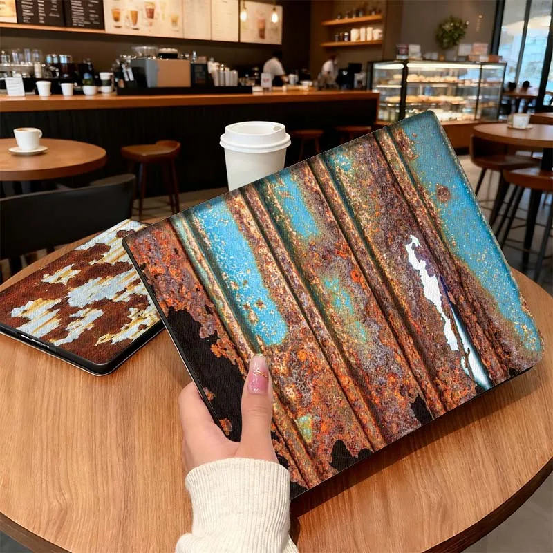 

Rusty iron sheet pattern For iPad Pro Air 5th 6th 7th 13 M3 M4 M5 12.9 13.3 inch 2017 2022 2024 2025 Tablet Case