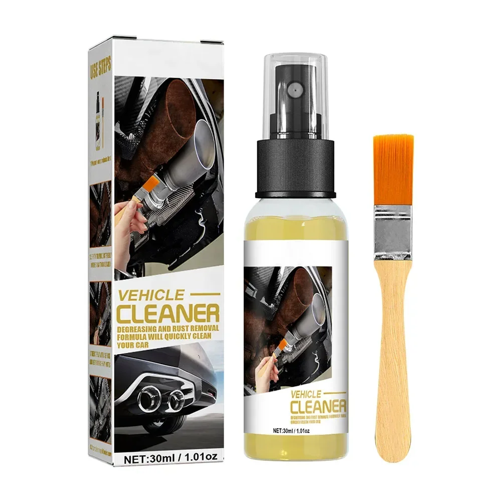 Auto Powerful Rust Remover Spray With Brush Automobile Multifunctional Rust Remover For Automobile Exhaust Pipe Wheel Hub