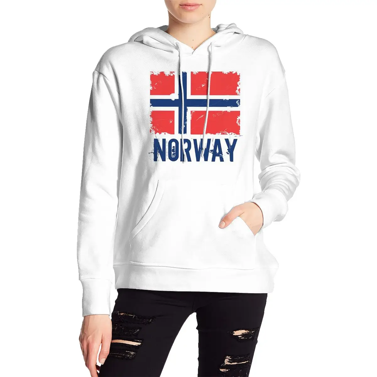 

Norway Flag Hoodie Harajuku Pullover Autumn Winter Men's Women's Couple Sweatshirts Long Sleeve Tops
