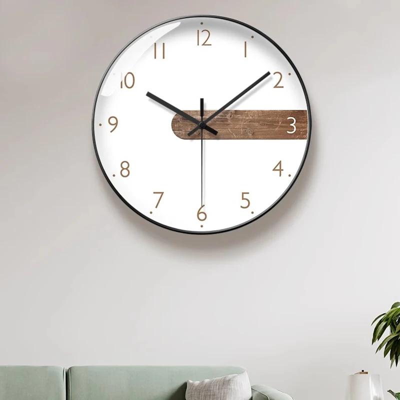 النمط الصيني الحد الأدنى ساعات الحائط غرفة المعيشة الرقمية الفن جدارية الحديثة ساعة الحائط كبيرة الحجم Relogio دي Parede غرفة الزينة #2