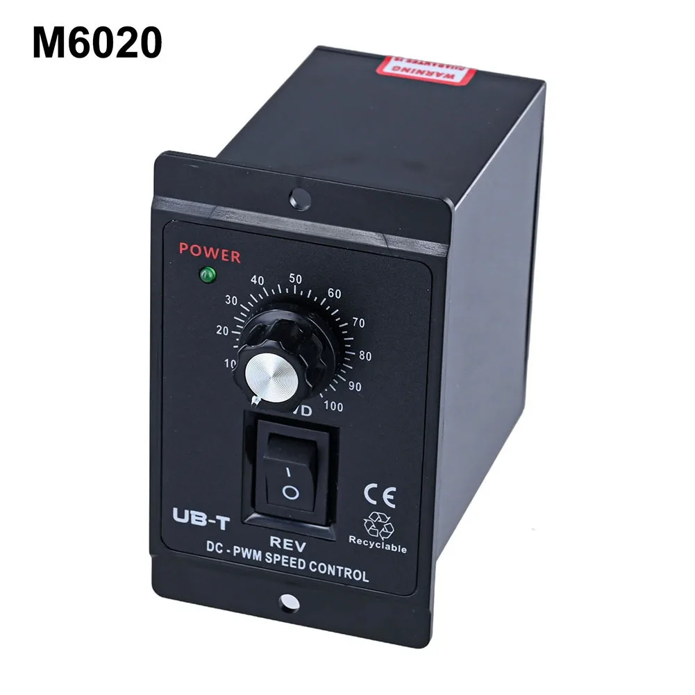 

DC Brush Motor Speed Controller 20A 12V-60V For PWM Regulator For DC Brush Motor M6020/M6020RF Electrical Equipment Accessories