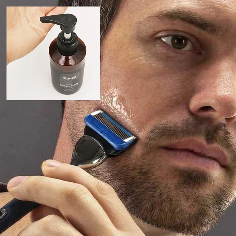 Men shaving gel softening refreshing shaving foam beard  237ml