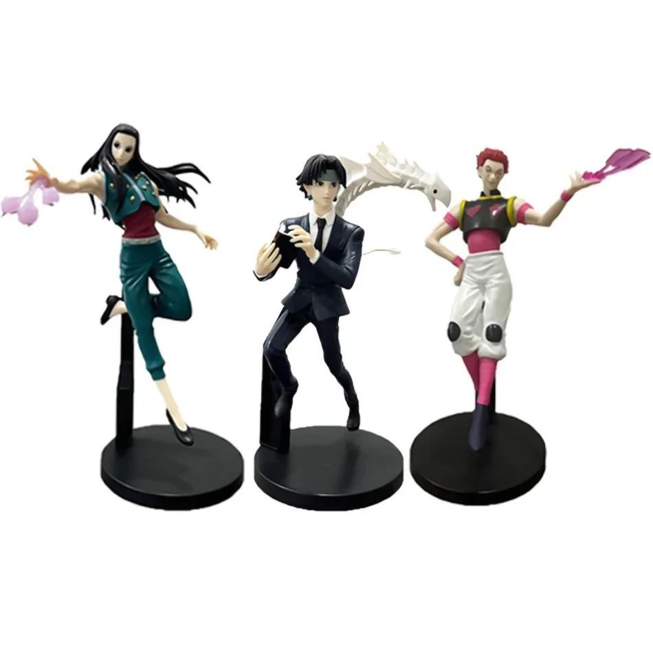 Hunter X Hunter Anime Figuren-Set 6 Stück Gon Killua Kurapika Hisoka Chrollo Illumi PVC Actionfiguren Sammlerstücke Modell-Spielzeug Geschenke – Detail 6