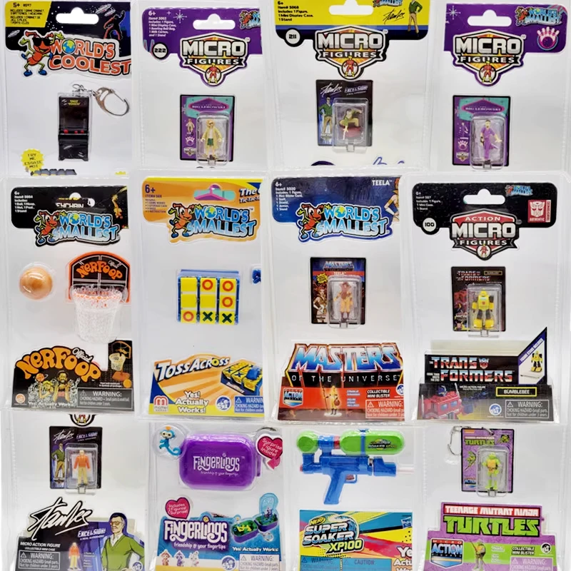 World Smallest Telephones Rainbow cute Bears Game Painting Game Miniatures Box Length 8cm Collect Collectible Toys Box Broken