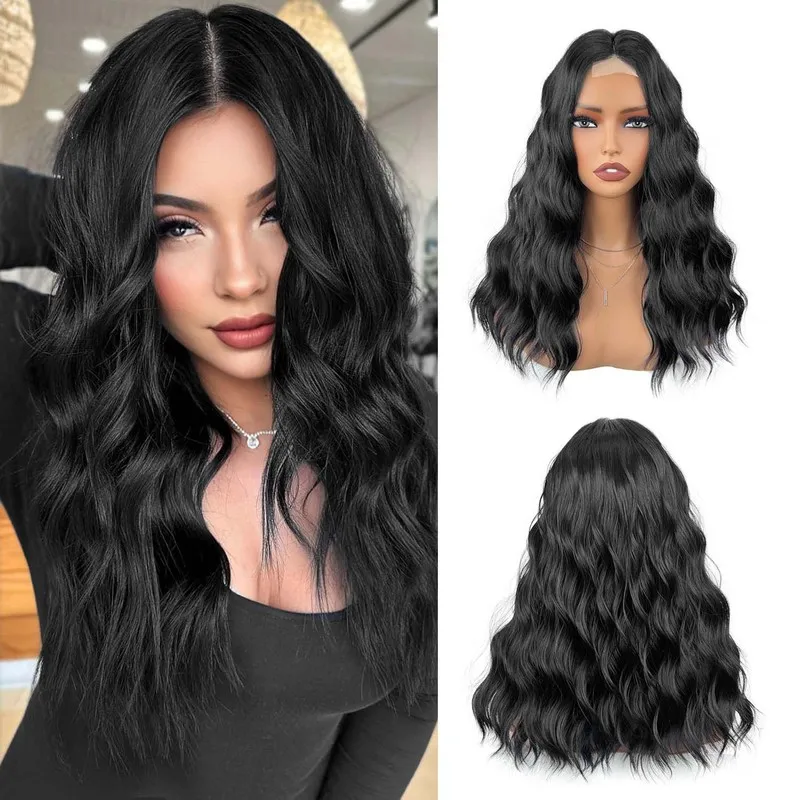 european-and-american-fashion-black-lace-front-wig-with-a-middle-part-long-curly-hair