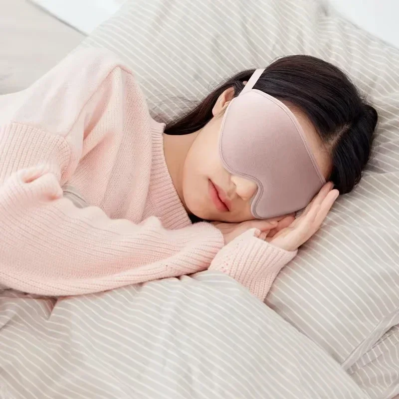 3D Sleep Mask Blindfold Sleeping Aid Eyepatch Eye Cover Sleep Patches Eyeshade Breathable Face Mask Eyemask Health Care for Rest 2