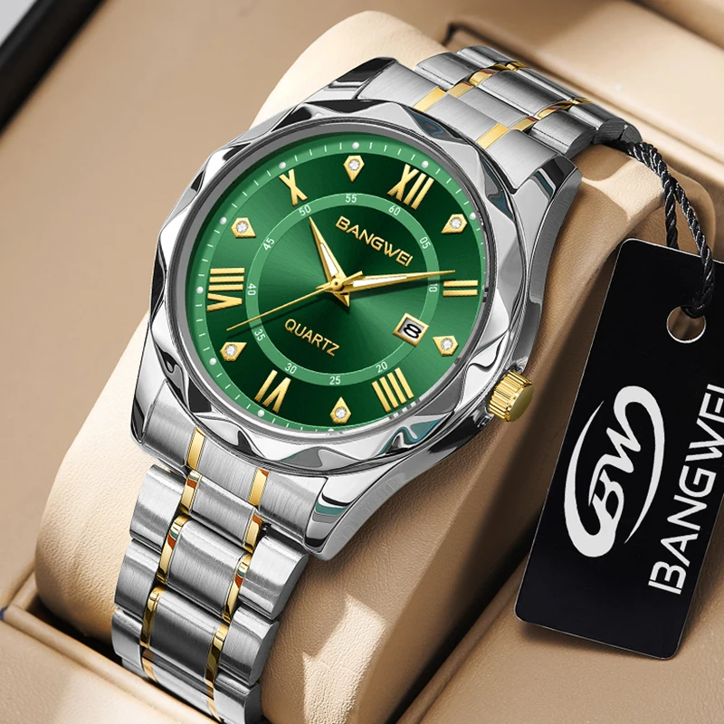 LIGE Fashion Luxury Quartz Men's Watches Business Casual Wristwatch for Men Waterproof Stainless Band Auto Date Reloj Hombre+Box