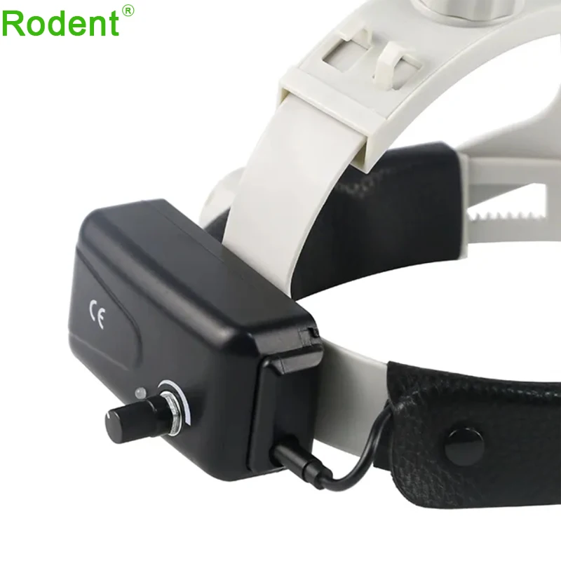 6x Magnifier Dental Loupes Headlight Wireless Portable Dental Surgical Loupes With Head Light Lamp
