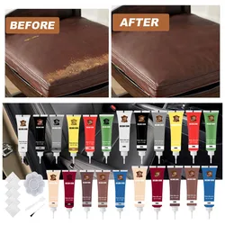 20ml/50ml Leather Repair Gel Color Car Repair Scratches Cracks Sofa Car Seat Leather Complementary Refurbish Cream Repair Paste