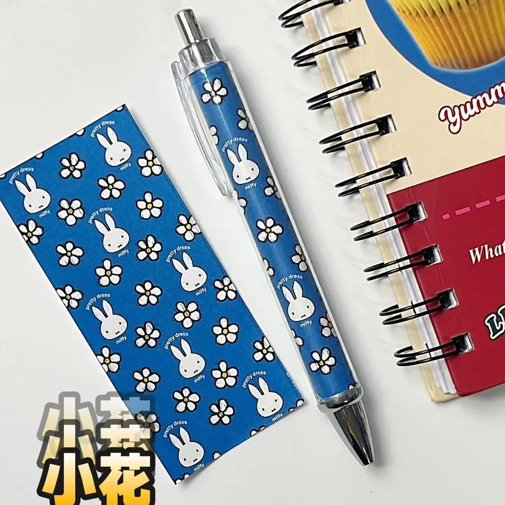 New Miffy Rabbit Press Gel Pen High Color Value Cute ins Wind 0.5mm Student Universal Brush Writing Smooth Durable Black Pen view 5