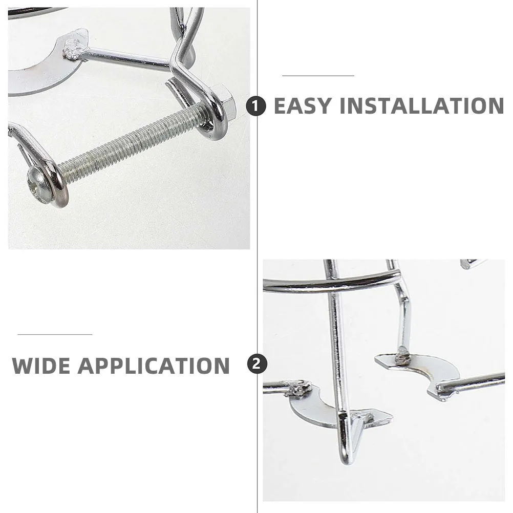 2Pcs Sprinkler Head Protection Guard Compact Refined Metal Frame for Fire Residential Building Office Warehouse