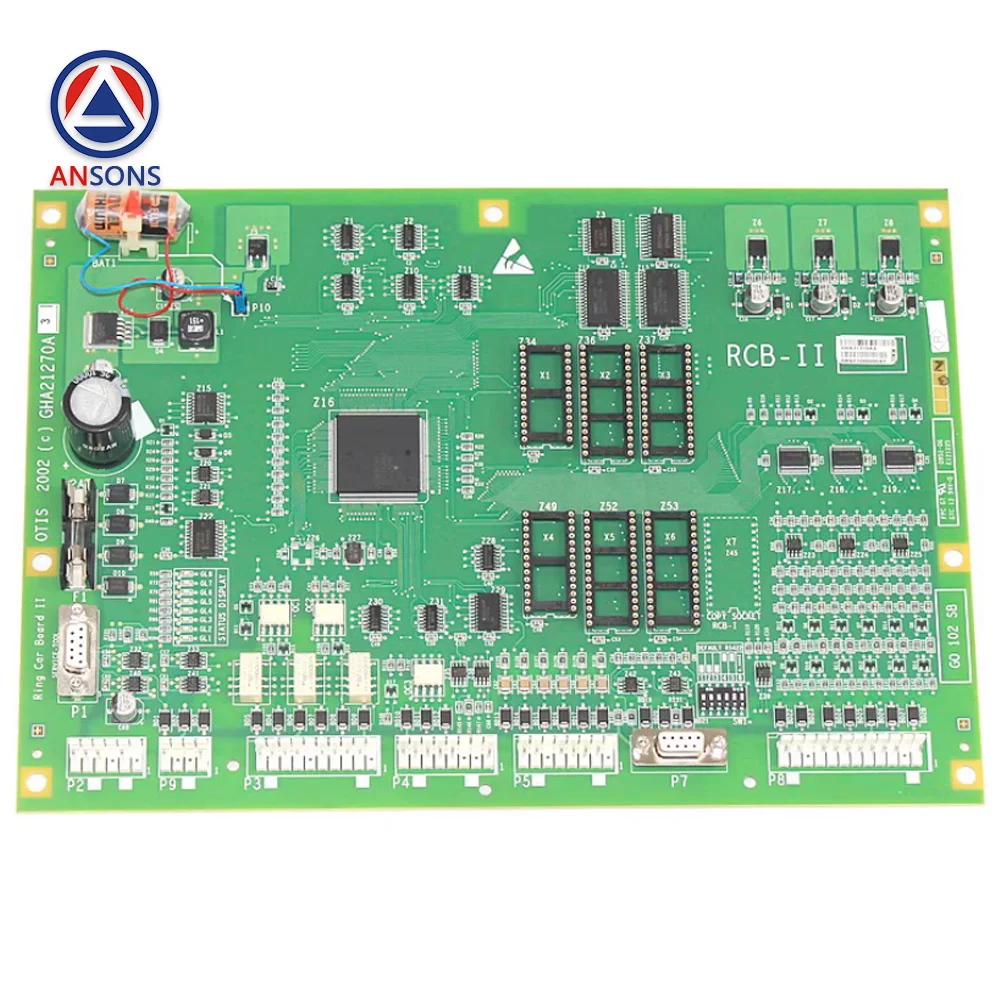 GHA21270A1 GHA21270A2 GHA21270A3 RCB2 RCB-II OTIS مصعد اللوحة الرئيسية PCB اللوحة الرئيسية Ansons قطع غيار المصاعد