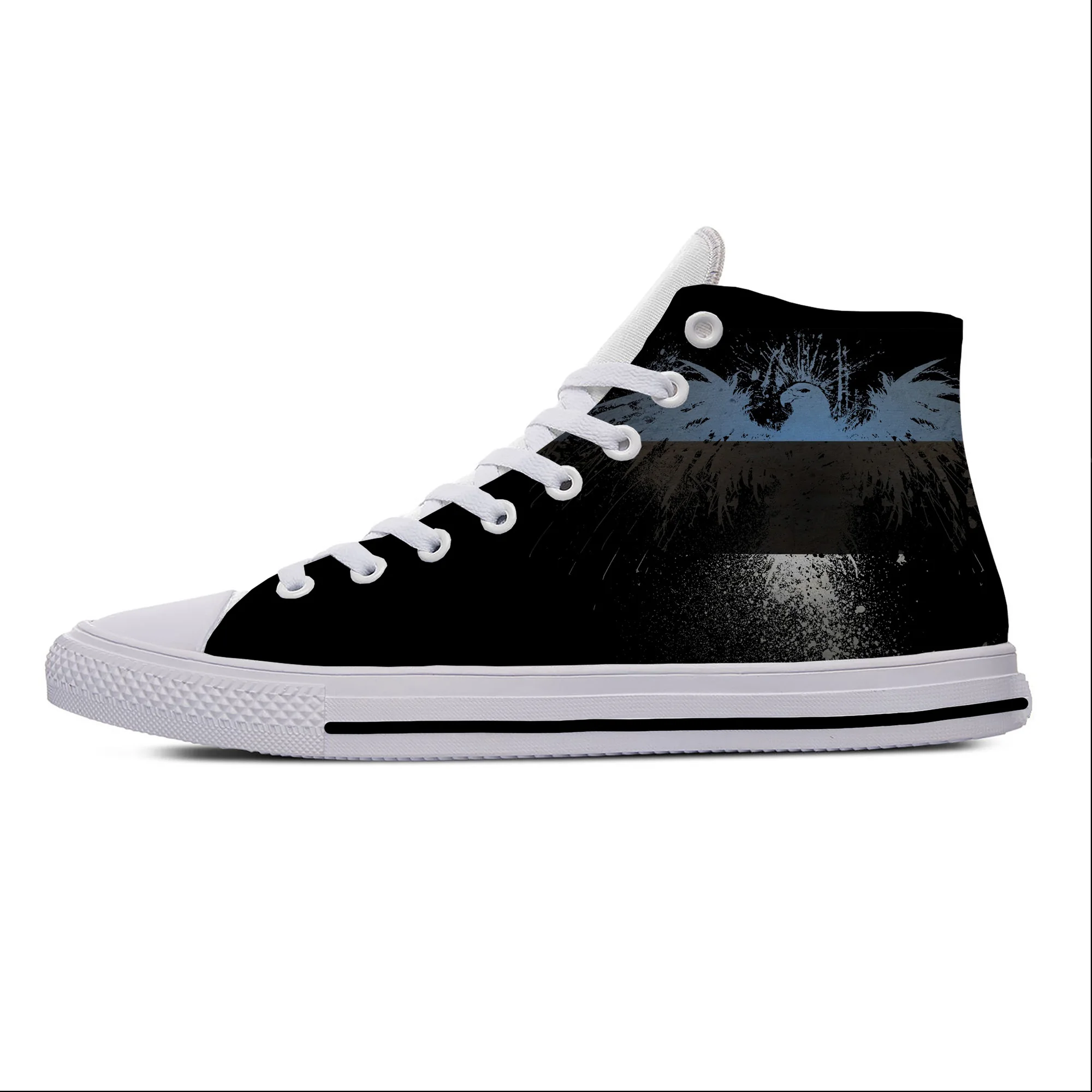 Hot Estonia Estonian Republic Flag Patriotic Casual Shoes High Top Breathable Men Women Sneakers Lightweight Latest Board Shoes