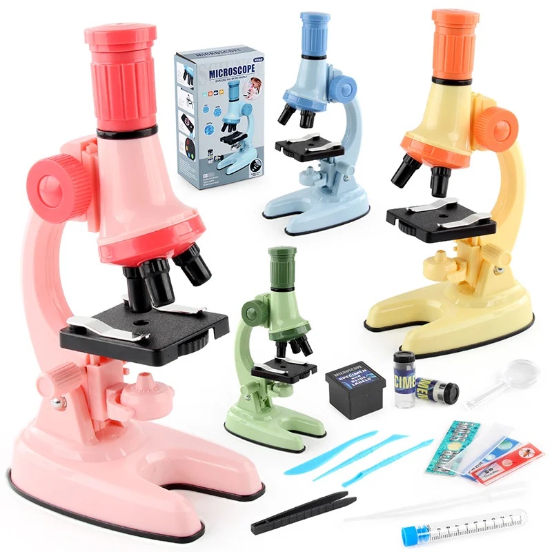 Primary School Students' Scientific Biological Experimental Equipment Microscope Toys 1200X Scientific and Educational Supplies