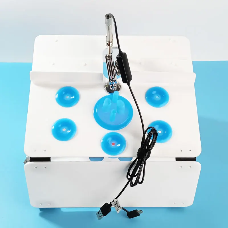 

Laparoscopic Simulation Training Box Single Hole/Porous Foldable Laparoscopic Trainer Set 30 / 0 Degree Camera Laparoscopy Box