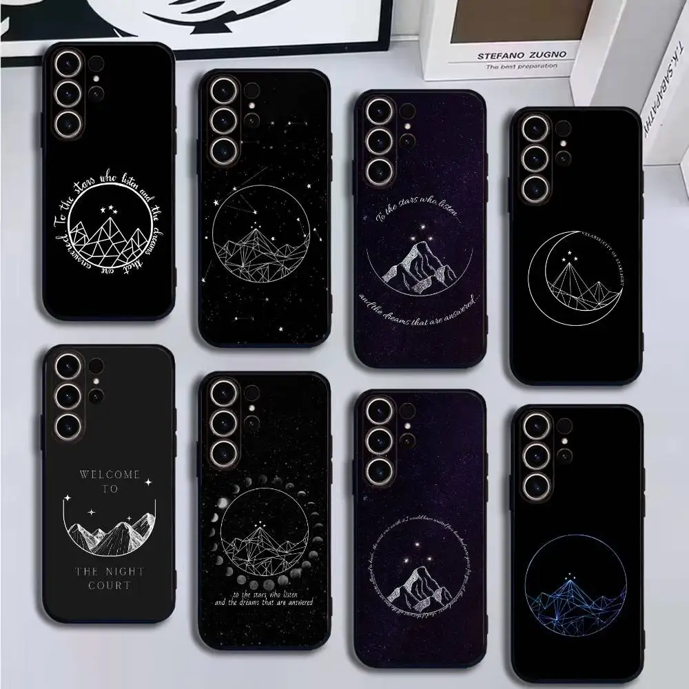 

A Court Of Mist And Fury Phone Case For SamsungS25,24,21,22,23,30,Ultra,20,Plus,Fe,Lite,Note,10,9,Soft Black Cover