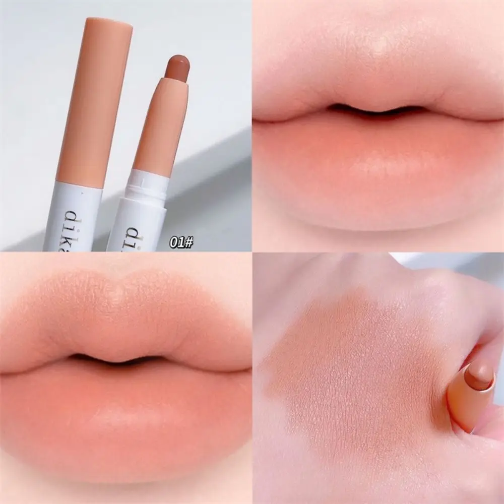 Wasserdichter matter Lip liner mit Anspitzer lang anhaltender natürlicher Lip gloss 10 Farben charmantes Lippen-Make-up