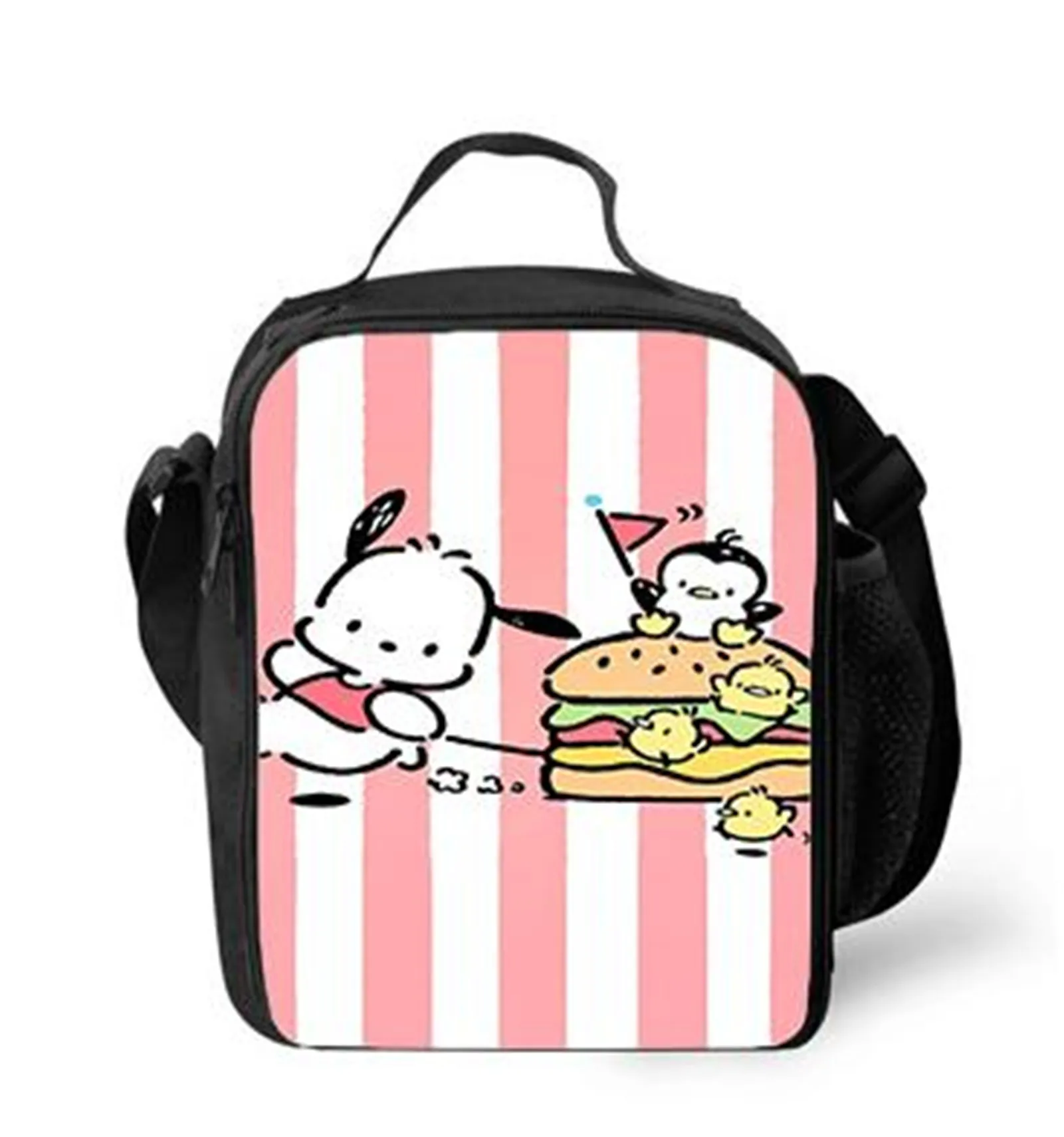 

Student Sanrio Classic Pochacco Fashion Thermal Bag,Durable Lunch Tote for Travel,Outdoor