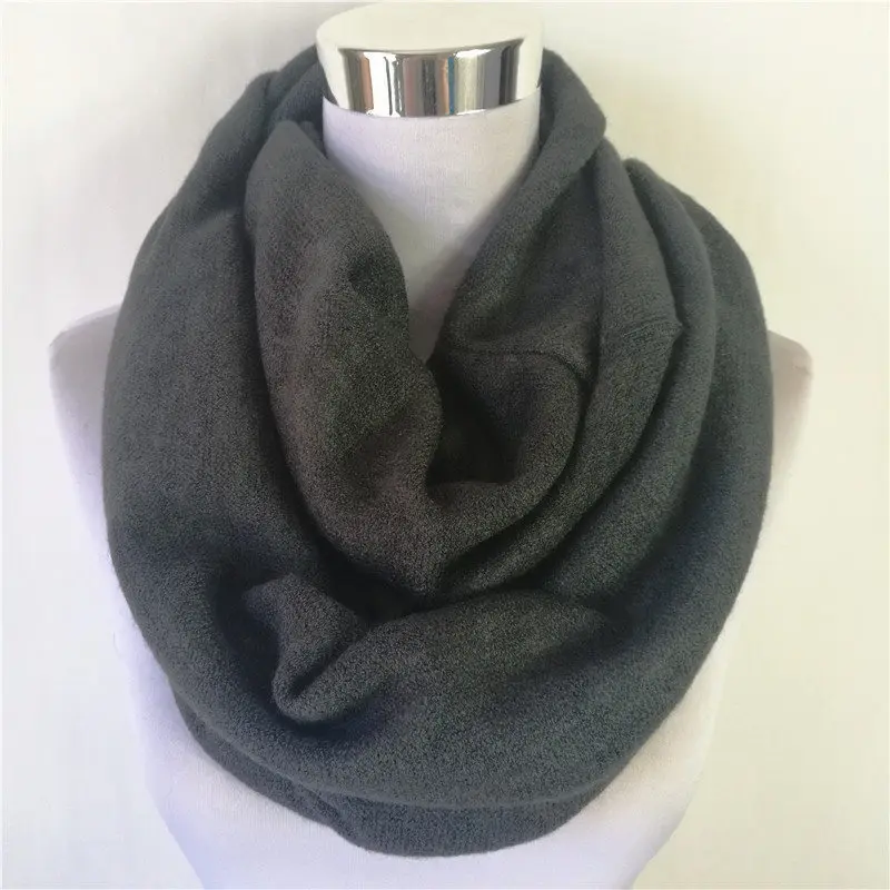 New Fashion Unisex Womens Winter Knitted Circle Loop scavres Cashmere Ladies Infinity Scarf Snood Scarves Wraps