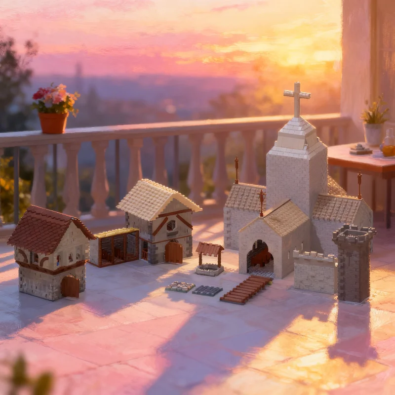 

5724pcs MOC Medieval Pack V1 Castle Model Building Blocks Construction Christmas Gifts Toy Creative DIY Idea Toys Architecture